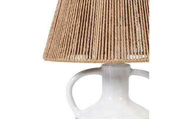 Diametro Bordlampe 51 cm E27 - Hvid/Natur - Belysning - Lamper & indendørsbelysning - Sengelampe - Sengelampe bord