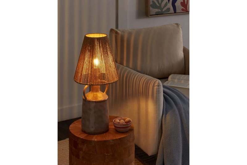 Diametro Bordlampe 51 cm E27 - Taupe/Natur - Belysning - Lamper & indendørsbelysning - Sengelampe - Sengelampe bord