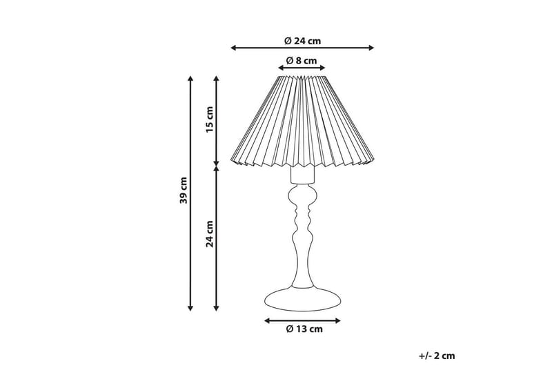 Djerbain Bordlampe 39 cm E14 - Natur/Lyst træ - Belysning - Lamper & indendørsbelysning - Sengelampe - Sengelampe bord