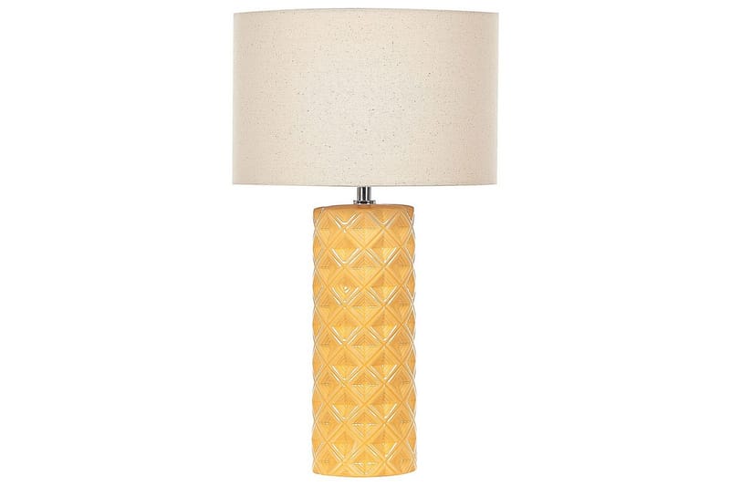 Dragonera Bordlampe 49 cm E27 - Gul/Beige - Belysning - Lamper & indendørsbelysning - Sengelampe - Sengelampe bord
