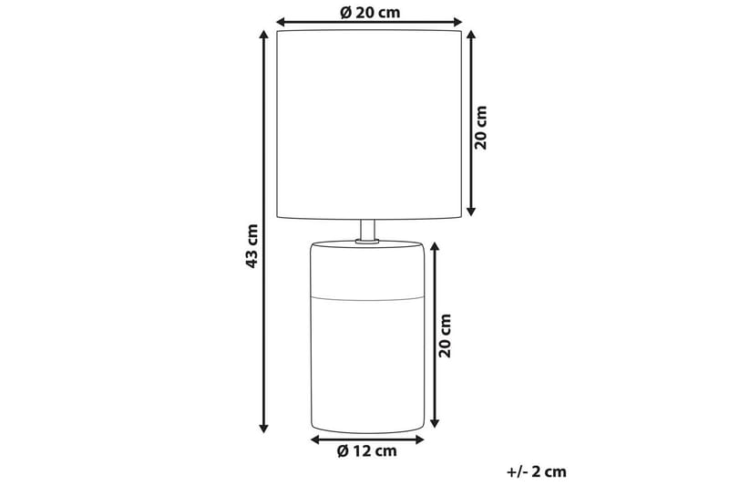 Espalmador Bordlampe 43 cm E14 - Flerfarvet - Belysning - Lamper & indendørsbelysning - Sengelampe - Sengelampe bord