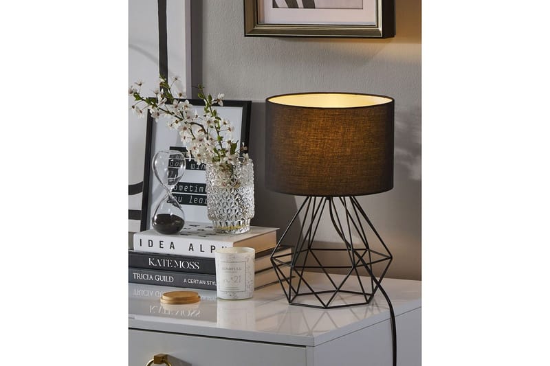 Eurydice Bordlampe 35 cm E27 - Sort - Belysning - Lamper & indendørsbelysning - Sengelampe - Sengelampe bord