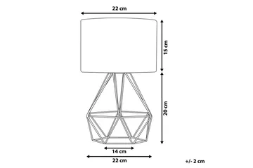 Eurydice Bordlampe 35 cm E27 - Sort - Belysning - Lamper & indendørsbelysning - Sengelampe - Sengelampe bord