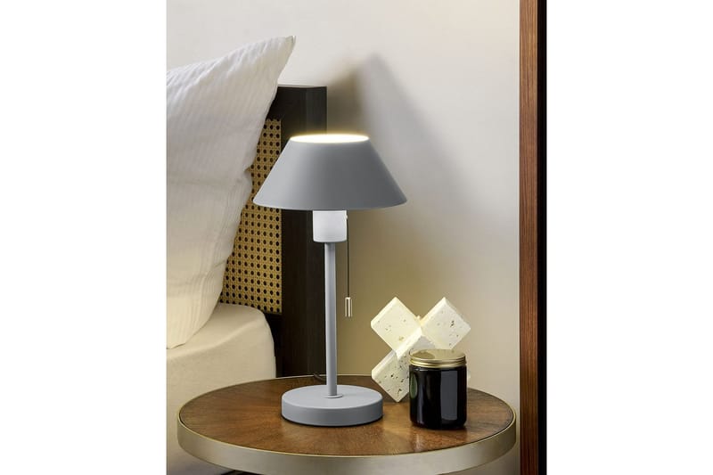 Filfla Bordlampe 37 cm E27 - Lysegrå - Belysning - Lamper & indendørsbelysning - Sengelampe - Sengelampe bord