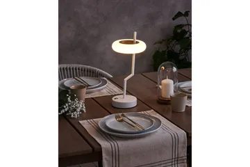 Gabbiani LED Bordlampe 36 cm - Hvid - Belysning - Lamper & indendørsbelysning - Sengelampe - Sengelampe bord