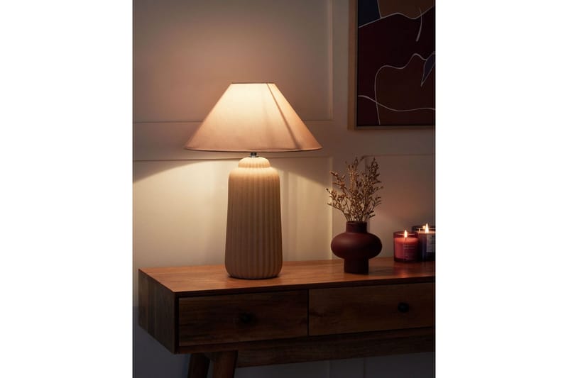 Giulki Bordlampe 50 cm E27 - Sandbeige - Belysning - Lamper & indendørsbelysning - Sengelampe - Sengelampe bord