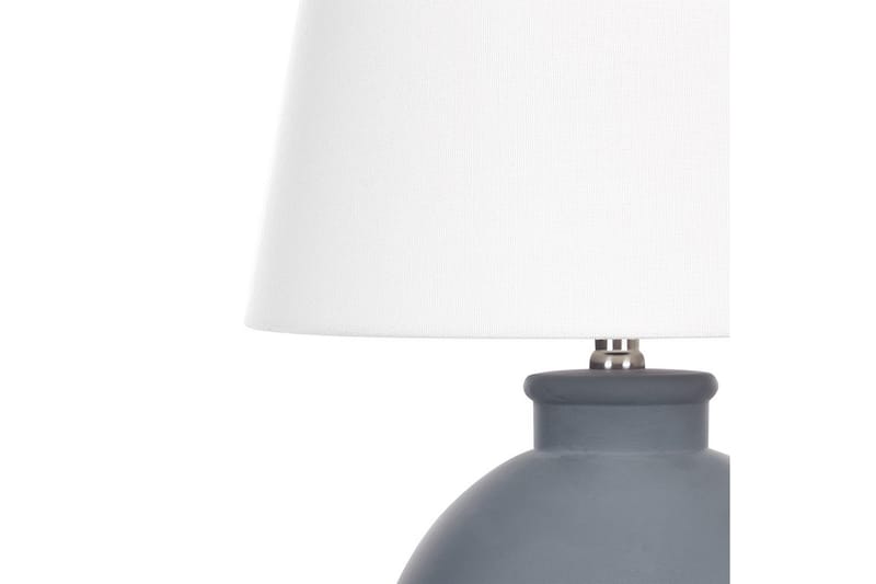 Gyaros Bordlampe 55 cm E27 - Grå/Hvid - Belysning - Lamper & indendørsbelysning - Sengelampe - Sengelampe bord