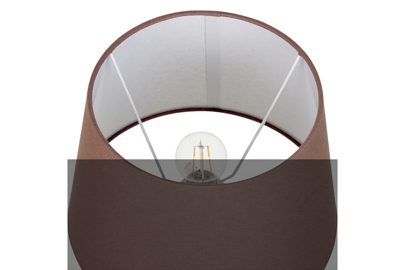 Gyaros Bordlampe 55 cm E27 - Off white/Brun - Belysning - Lamper & indendørsbelysning - Sengelampe - Sengelampe bord