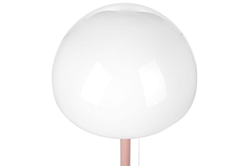 Icaria Bordlampe 39 cm E27 - Lyserød/Hvid - Belysning - Lamper & indendørsbelysning - Sengelampe - Sengelampe bord