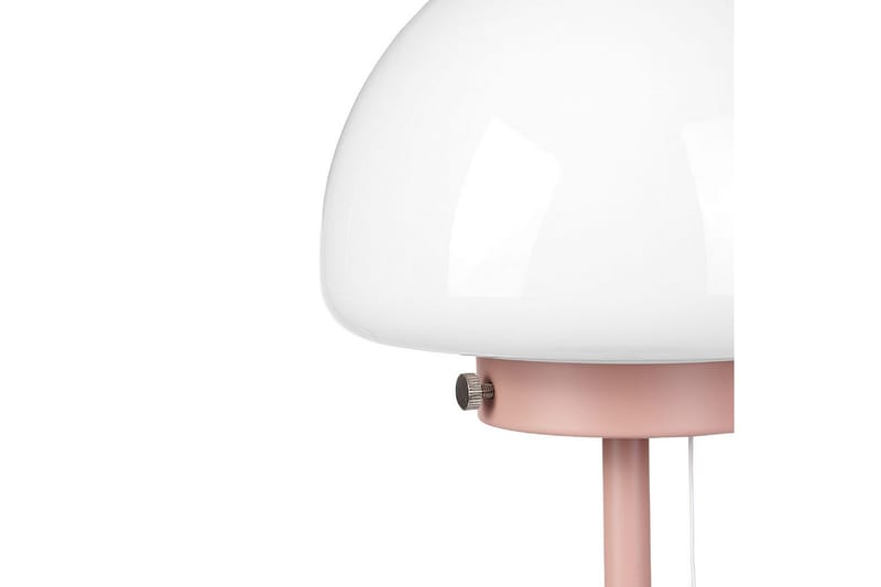Icaria Bordlampe 39 cm E27 - Lyserød/Hvid - Belysning - Lamper & indendørsbelysning - Sengelampe - Sengelampe bord