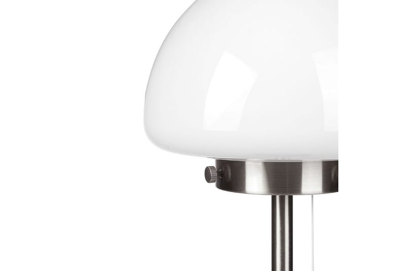 Icaria Bordlampe 39 cm E27 - Sølv/Hvid - Belysning - Lamper & indendørsbelysning - Sengelampe - Sengelampe bord