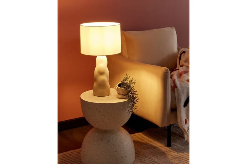Incantata Bordlampe 51 cm E27 - Beige - Belysning - Lamper & indendørsbelysning - Sengelampe - Sengelampe bord