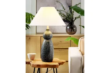 Kastellorizo Bordlampe 60 cm E27 - Mørkeblå/Hvid - Belysning - Lamper & indendørsbelysning - Sengelampe - Sengelampe bord