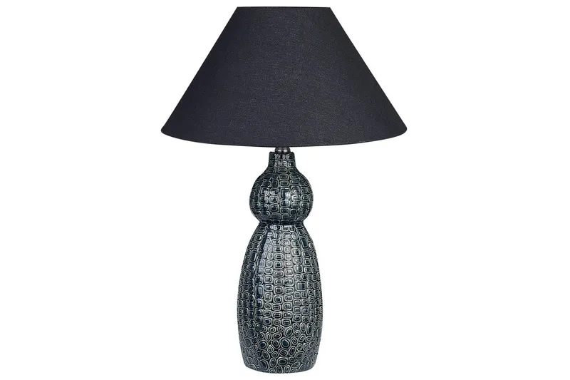Kastellorizo Bordlampe 60 cm E27, Mørkeblå/Sort