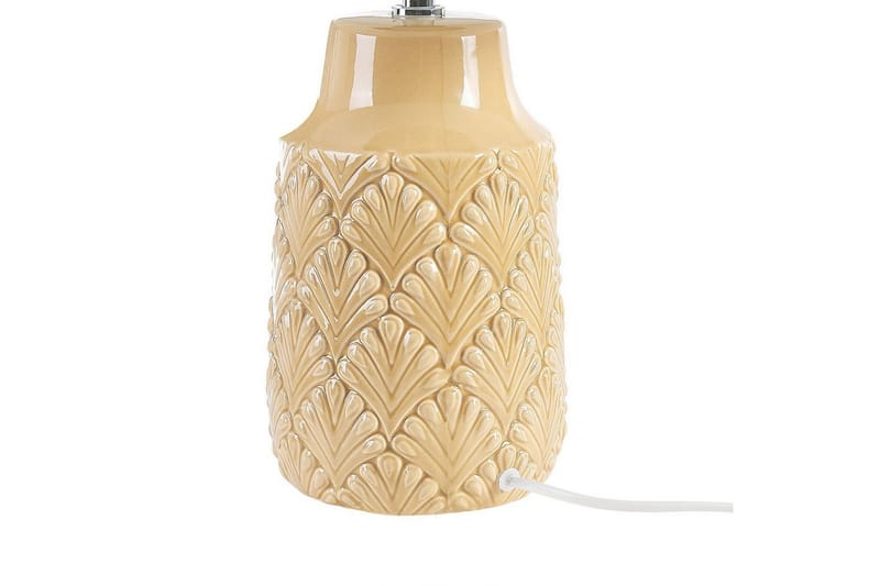 Koronis Bordlampe 43 cm E27 - Beige/Hvid - Belysning - Lamper & indendørsbelysning - Sengelampe - Sengelampe bord
