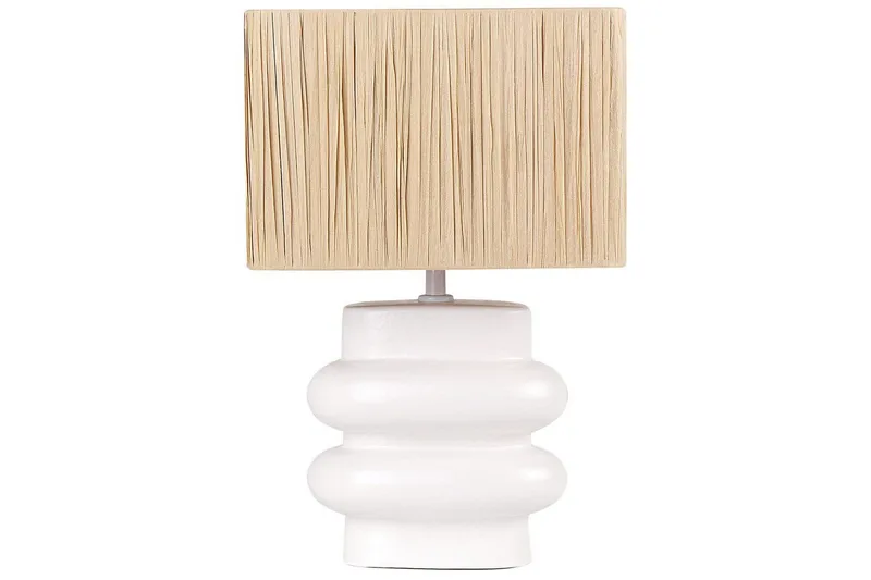 Kulsa Bordlampe 42 cm E27 - Hvid/Beige - Belysning - Lamper & indendørsbelysning - Sengelampe - Sengelampe bord