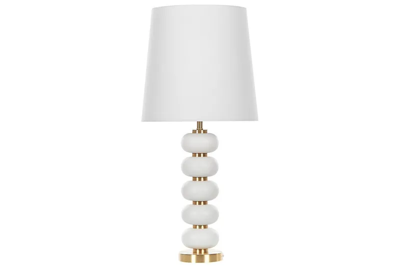 Laros Bordlampe 80 cm E27, Hvid/Guld