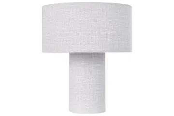Lefkada Bordlampe 35 cm E27 - Lysegrå - Belysning - Lamper & indendørsbelysning - Sengelampe - Sengelampe bord