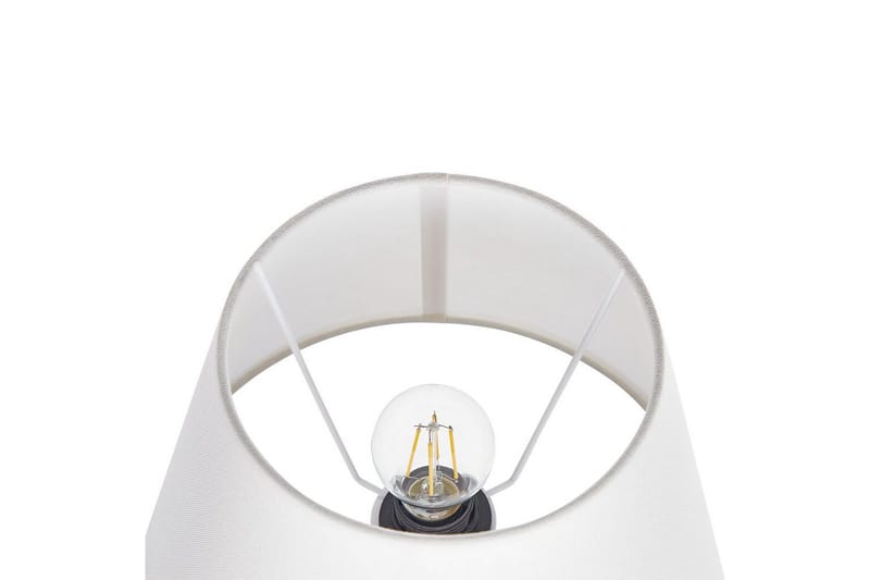 Lemiros Bordlampe 48 cm E27 - Grå/Hvid - Belysning - Lamper & indendørsbelysning - Sengelampe - Sengelampe bord