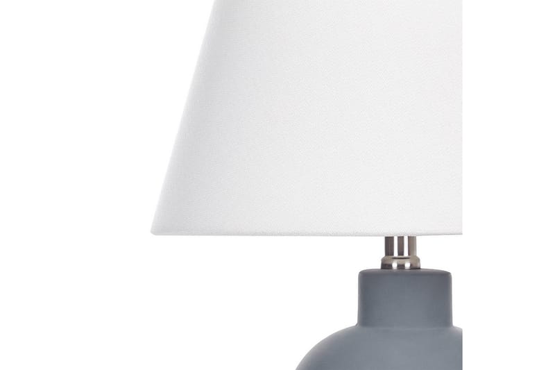 Lemiros Bordlampe 48 cm E27 - Grå/Hvid - Belysning - Lamper & indendørsbelysning - Sengelampe - Sengelampe bord