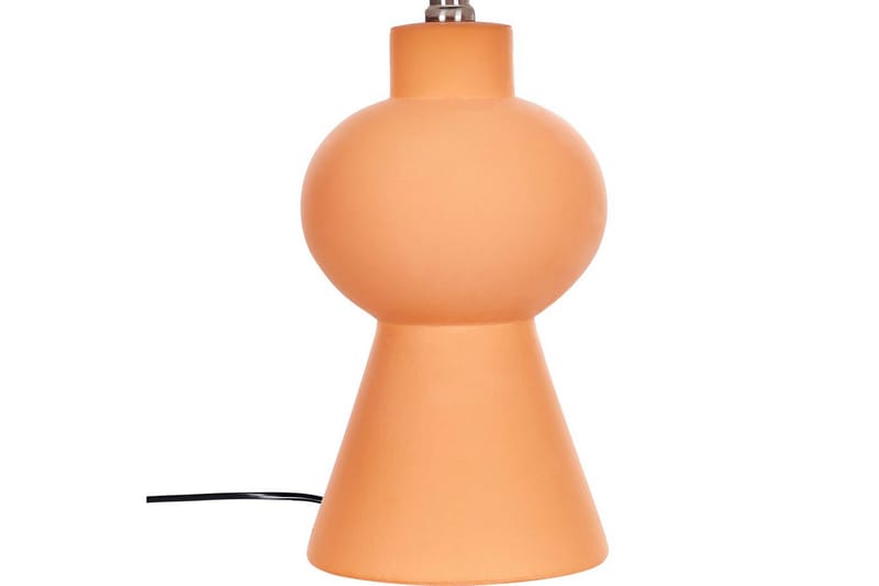 Lemiros Bordlampe 48 cm E27 - Orange/Hvid - Belysning - Lamper & indendørsbelysning - Sengelampe - Sengelampe bord