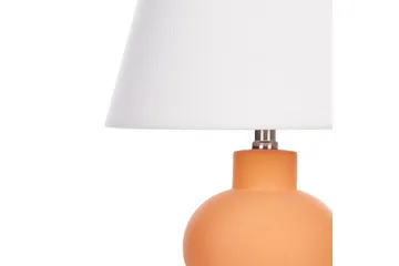Lemiros Bordlampe 48 cm E27 - Orange/Hvid - Belysning - Lamper & indendørsbelysning - Sengelampe - Sengelampe bord