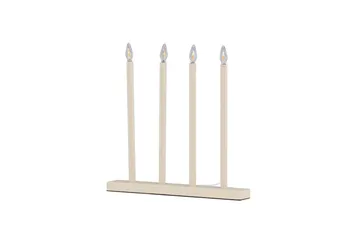 Lofsdalen Adventslysestage 35 cm - Beige - Belysning - Lamper & indendørsbelysning - Sengelampe - Sengelampe bord