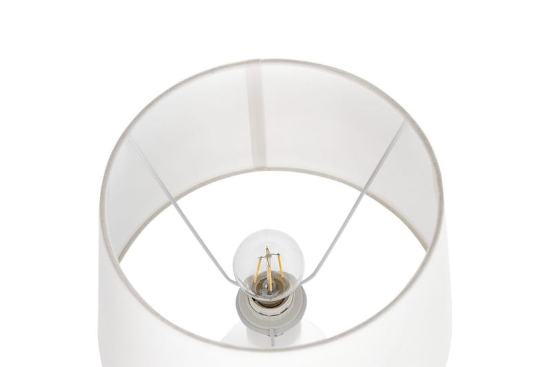 Lombre Bordlampe 53 cm E27 - Hvid - Belysning - Lamper & indendørsbelysning - Sengelampe - Sengelampe bord