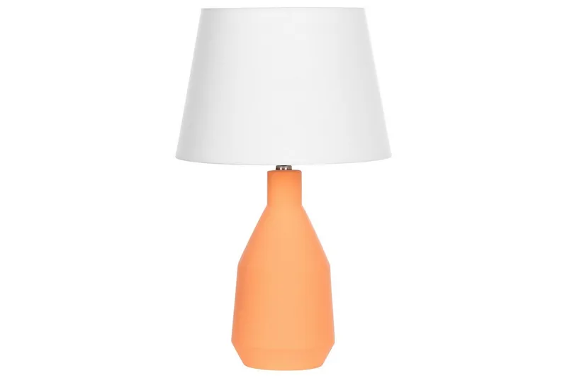 Lombre Bordlampe 53 cm E27, Orange/Hvid