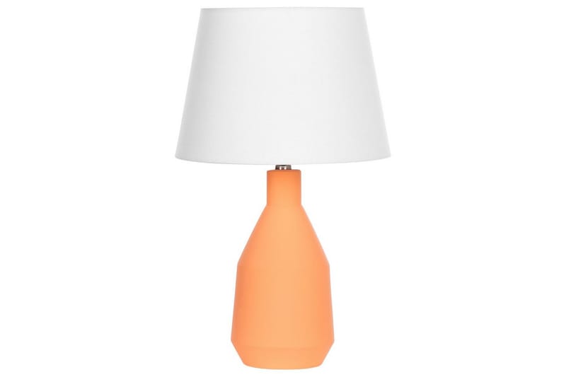 Lombre Bordlampe 53 cm E27, Orange/Hvid
