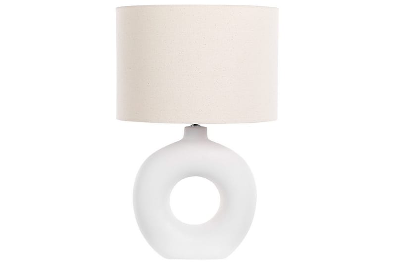 Losventa Bordlampe 58 cm E27, Lys beige/Hvid