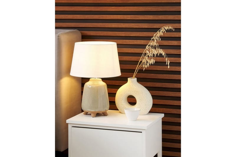 Lummenai Bordlampe 46 cm E27 - Grå/Hvid - Belysning - Lamper & indendørsbelysning - Sengelampe - Sengelampe bord