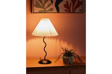 Montecristo Bordlampe 49 cm E27 - Sort/Hvid - Belysning - Lamper & indendørsbelysning - Sengelampe - Sengelampe bord