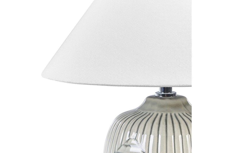 Mykonos Bordlampe 37 cm E14 - Grå/Hvid - Belysning - Lamper & indendørsbelysning - Sengelampe - Sengelampe bord