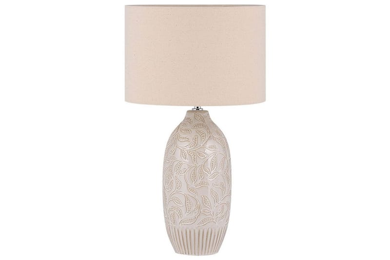 Salza Bordlampe 57 cm E27 - Beige - Belysning - Lamper & indendørsbelysning - Sengelampe - Sengelampe bord
