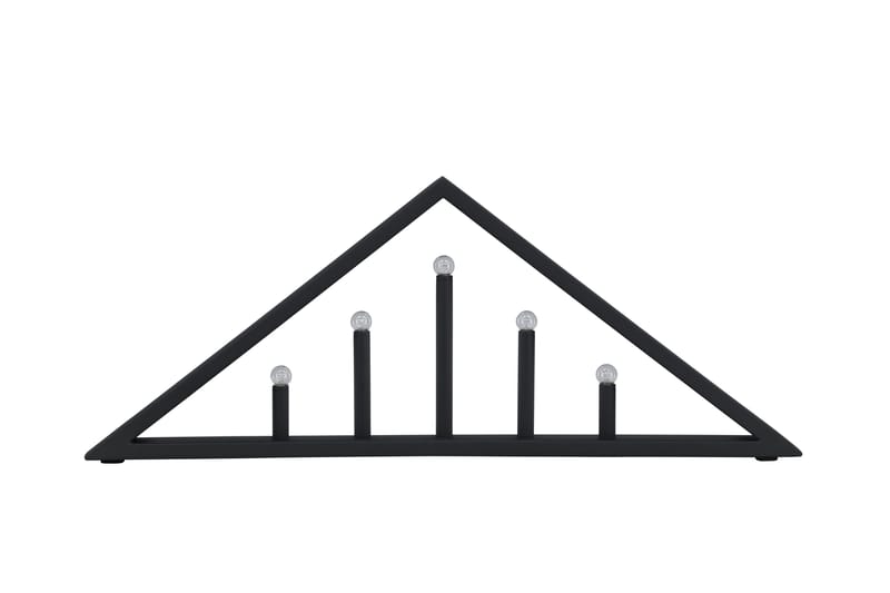Sankt Adventslysestage 26 cm - Sort - Belysning - Lamper & indendørsbelysning - Sengelampe - Sengelampe bord