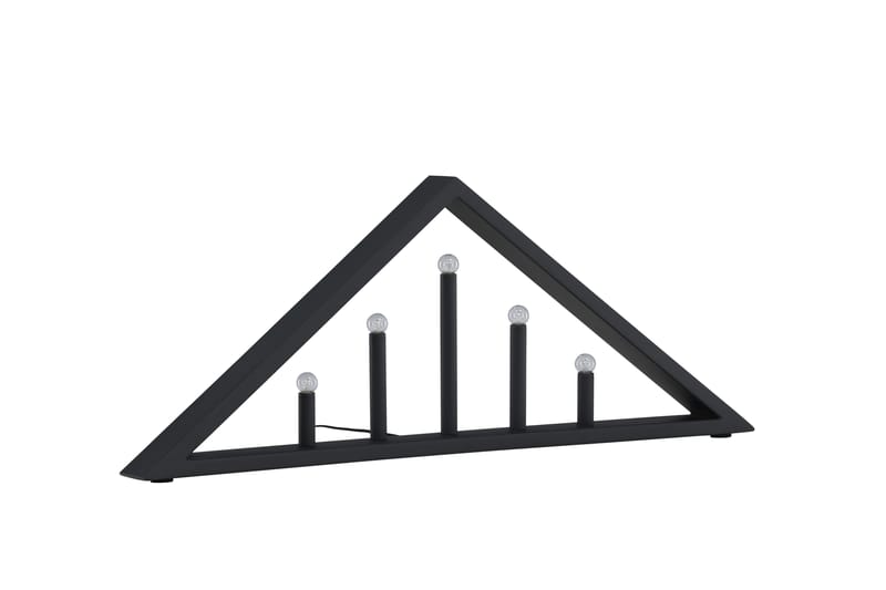 Sankt Adventslysestage 26 cm - Sort - Belysning - Lamper & indendørsbelysning - Sengelampe - Sengelampe bord