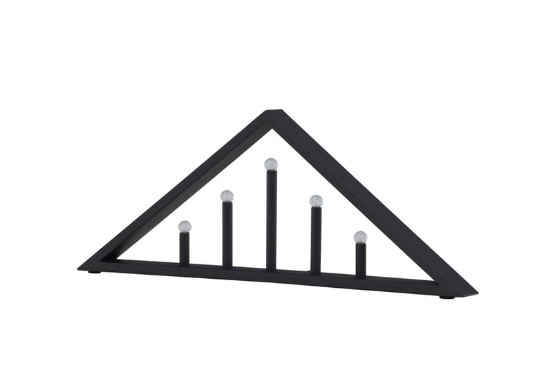 Sankt Adventslysestage 26 cm - Sort - Belysning - Lamper & indendørsbelysning - Sengelampe - Sengelampe bord