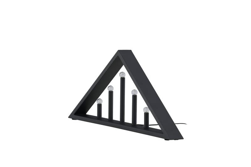 Sankt Adventslysestage 26 cm - Sort - Belysning - Lamper & indendørsbelysning - Sengelampe - Sengelampe bord