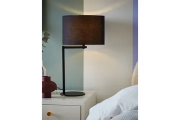 Selka Bordlampe 49 cm E27 - Sort - Belysning - Lamper & indendørsbelysning - Sengelampe - Sengelampe bord