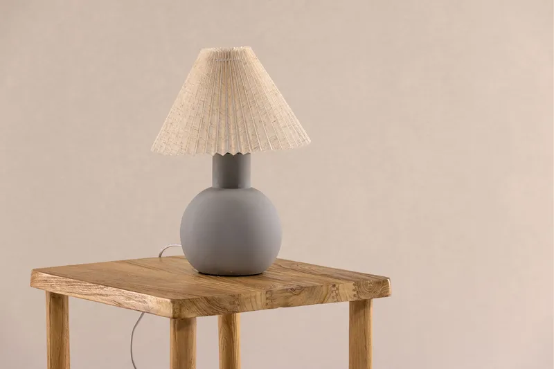 Älvsborg Bordlampe 37 cm - Grå - Belysning - Lamper & indendørsbelysning - Sengelampe - Sengelampe bord