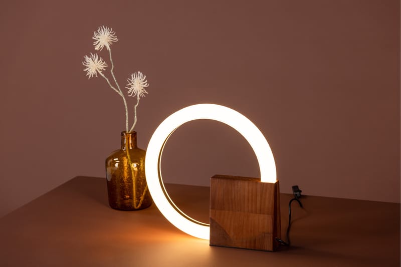 Brive Bordlampe 30 cm - Brun - Belysning - Lamper & indendørsbelysning - Sengelampe - Sengelampe bord