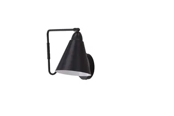 Amicola Væglampe 24 cm - Sort - Belysning - Lamper & indendørsbelysning - Sengelampe - Sengelampe væg