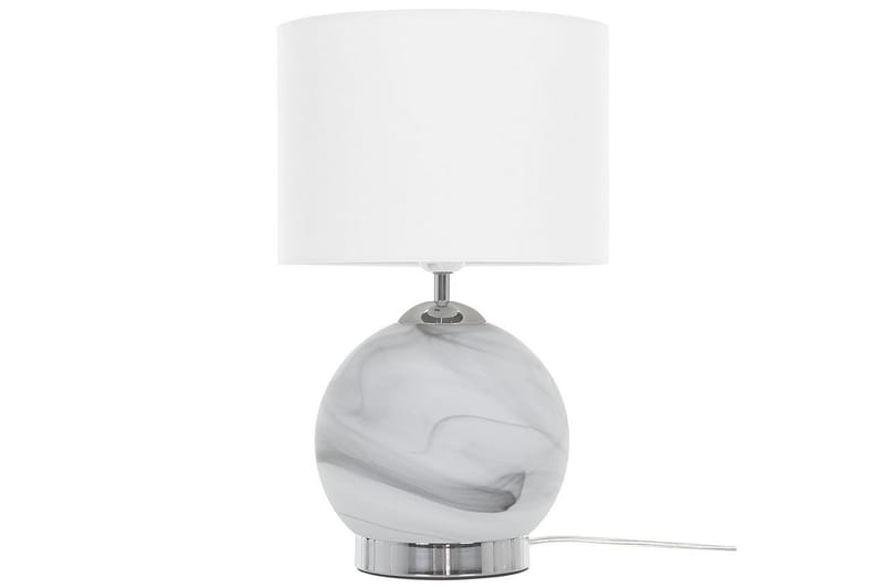 Skaffe Bordlampe 40 cm E27 - Grå/Hvid - Belysning - Lamper & indendørsbelysning - Sengelampe - Sengelampe bord