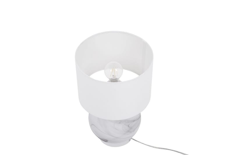 Skaffe Bordlampe 40 cm E27 - Grå/Hvid - Belysning - Lamper & indendørsbelysning - Sengelampe - Sengelampe bord