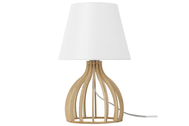 Thasall Bordlampe 36 cm E14 - Natur/Hvid - Belysning - Lamper & indendørsbelysning - Sengelampe - Sengelampe bord