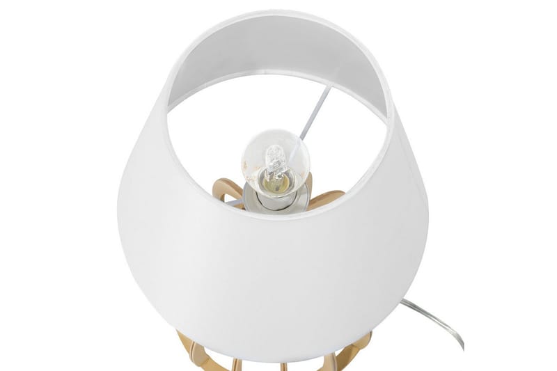 Thasall Bordlampe 36 cm E14 - Natur/Hvid - Belysning - Lamper & indendørsbelysning - Sengelampe - Sengelampe bord