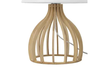Thasall Bordlampe 36 cm E14 - Natur/Hvid - Belysning - Lamper & indendørsbelysning - Sengelampe - Sengelampe bord
