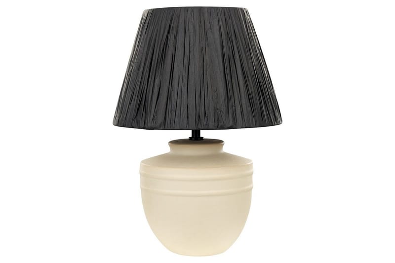 Thira Bordlampe 44 cm E27 - Beige/Sort - Belysning - Lamper & indendørsbelysning - Sengelampe - Sengelampe bord