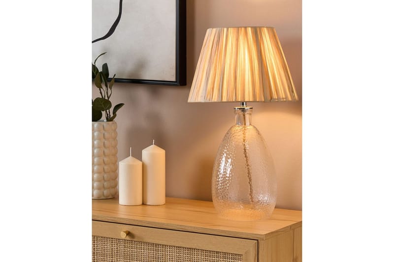 Tila Bordlampe 54 cm E27 - Transparent/Natur - Belysning - Lamper & indendørsbelysning - Sengelampe - Sengelampe bord